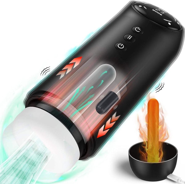 Retractable Auto Stroker — Thrusting Sucking Vibrating Machine