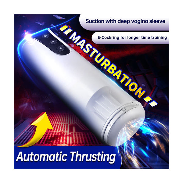 Automatic Male Masturbator with Heating — Delay Suction Cup