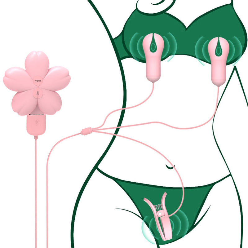 10-Mode Electric Nipple Clamp ??Remote Control Breast Vibrator