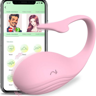 Wearable Whale Design Vibrator — App Panty Clitoral Control
