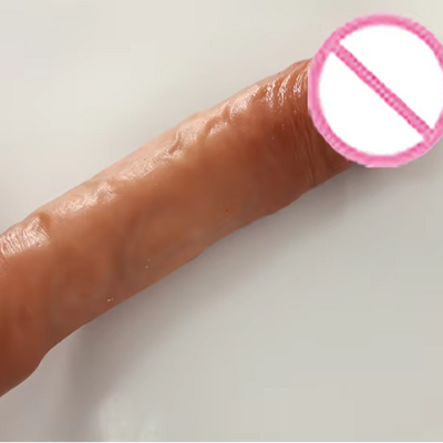 Premium Realistic Dildo Double-Layer — Suction Cup Women