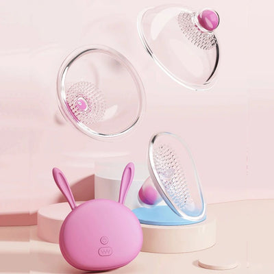 Nipple Suction Vibrator Pump ??Breast Massage Sucker 10 Modes