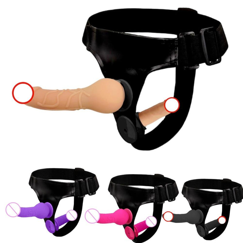 Strap-On Dildo Harness Belt ??Wearable Couples Lesbian Adult Toy
