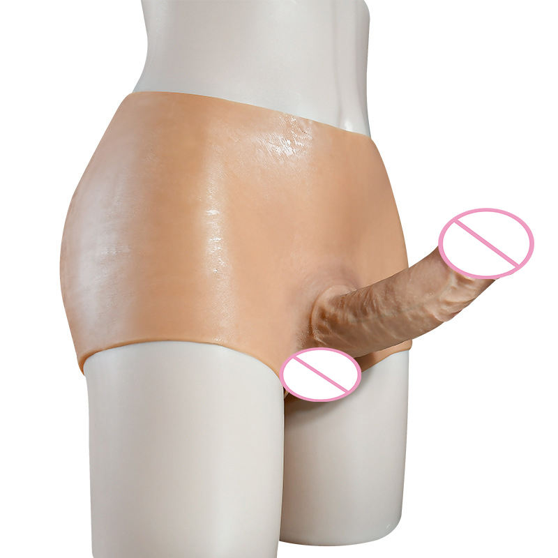 Solid Silicone Strap-On Dildo Harness ??Wearable Adult Toy Couples