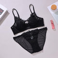 Floral Lace Bralette & High-Waist Panty Set