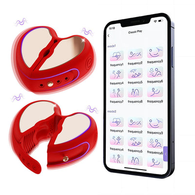New Vibrating Nipple Clamps Breast Clips ??Dual Nipple Stimulator