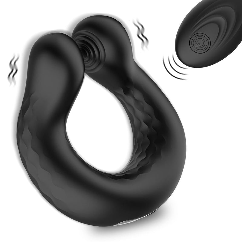 Clitoris Stimulation Vibrating Cock Ring — Dual-Head Couples