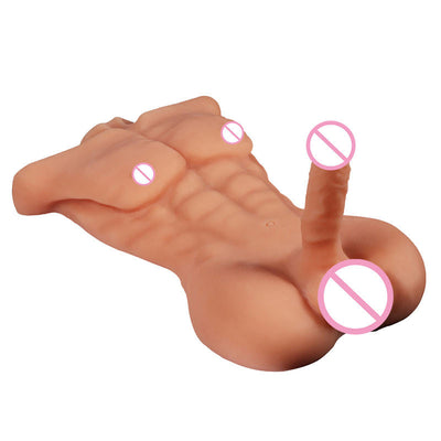 Top Sexy Lifelike Silicone Body Masturbator ??Realistic Half Torso