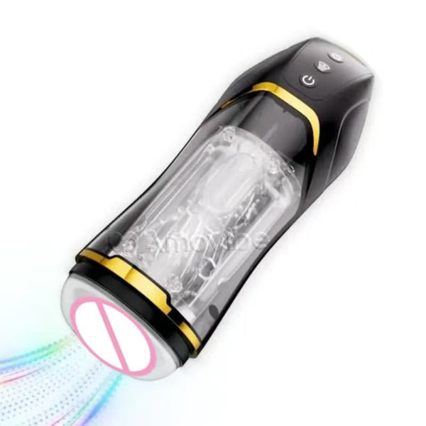 2-in-1 Electric Sucking Vibrating Male Stroker — 10 Modes