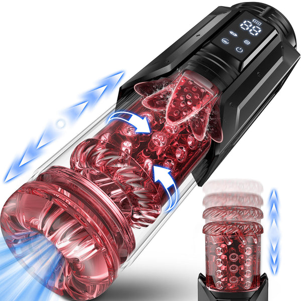 Automatic Thrusting Male Masturbator — 12 Modes Suction