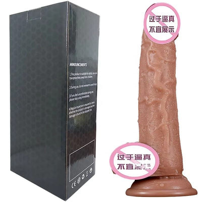 Ultra-Soft Liquid Silicone Large Dildo — Suction Cup Flexible