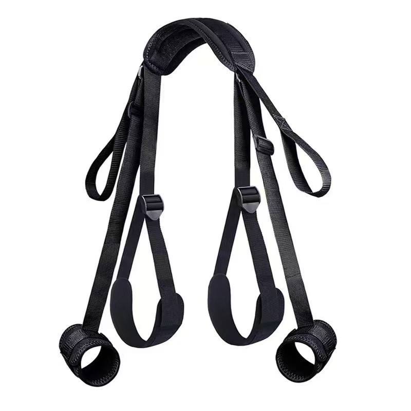 Neck-to-Thigh Bondage Set ??Full Body BDSM Restraint Kit