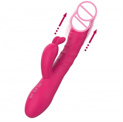 Rabbit Vibrator Dual Vibration — Full Silicone USB Rechargeable