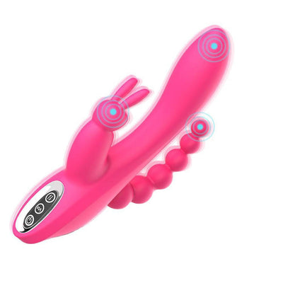 3-in-1 G-Spot Rabbit Anal Vibrator — Dual Stimulation